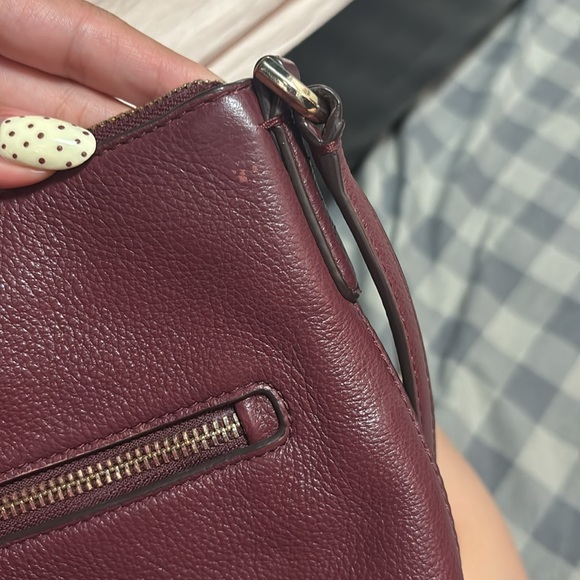 Kate Spade Jackson Crossbody Burgundy Bag - Picture 8 of 10